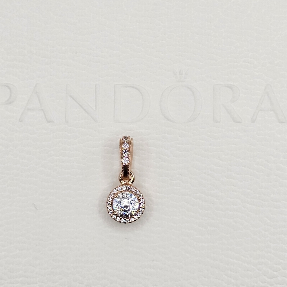🎁 Authentic Pandora ROSE DANGLE PENDANT - Picture 6 of 6